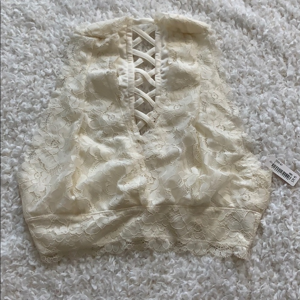 Altar’d State White lace bralette
